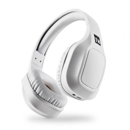 NGS Artica Wrath ARTICAWRATHWHITE Auriculares Inalámbricos Bluetooth con Micrófono, Diadema Ajustable, Batería 10h, Color Blanco